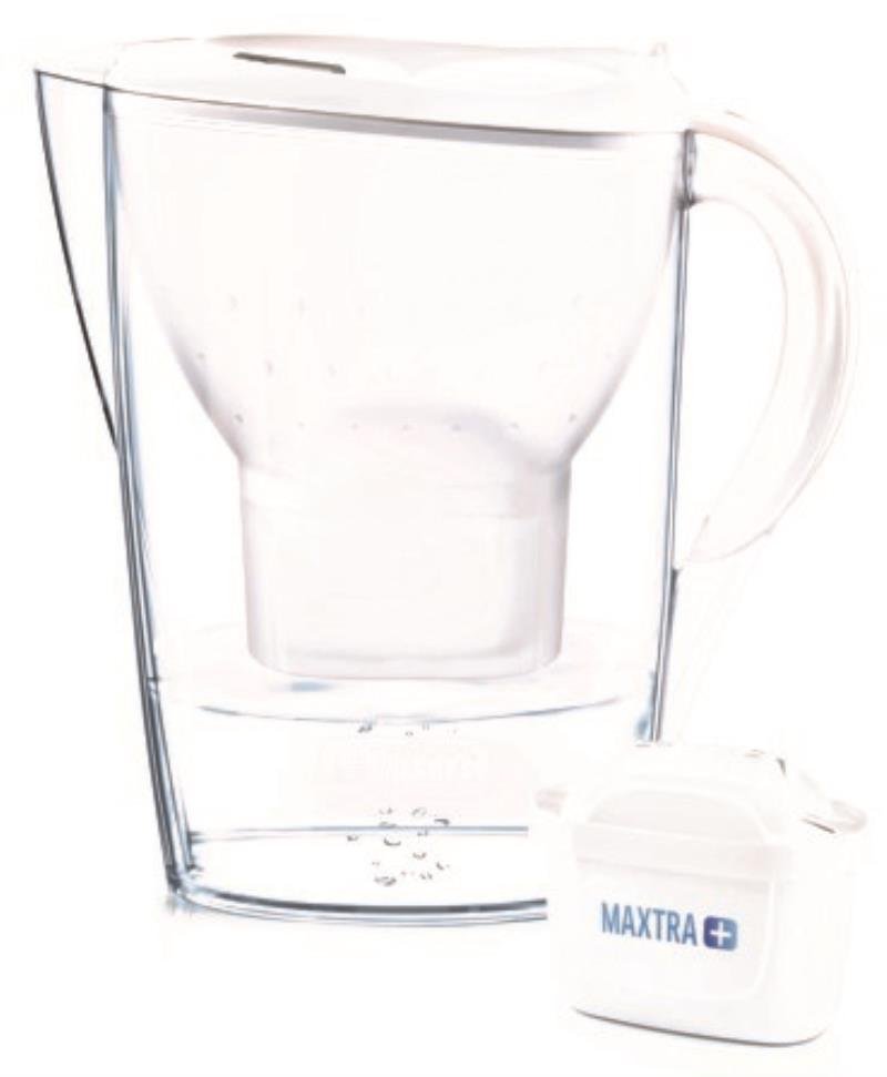 BRITA FRANCE - Filtre à eau Carafe filtrante Marella + 4 mois Maxtra+ BRITA